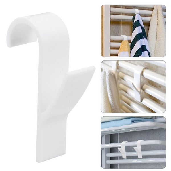 

6pcs transparent hooks radiator hangers clothes hangers bathroom hooks holders