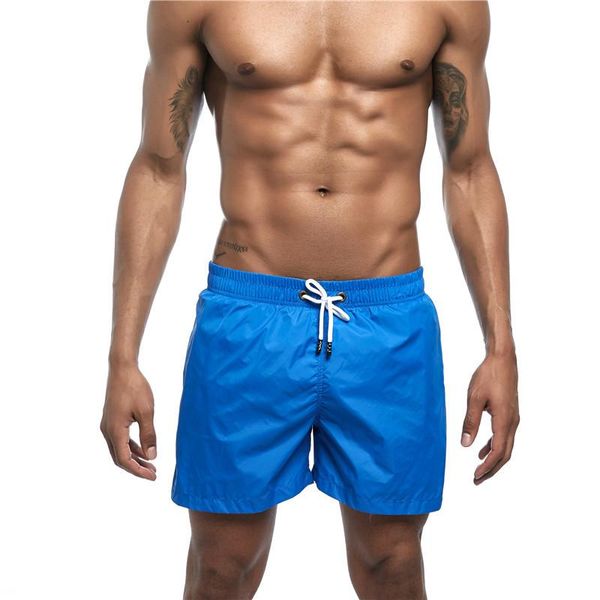 

underpants men's soild color boxers shorts quick dry men boxer pajamas fashion home sleepwear loose beach wear, Black;white