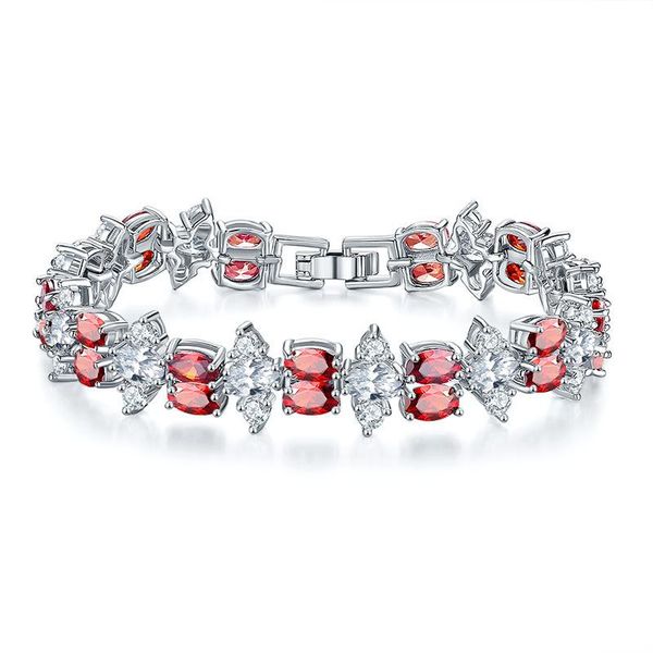 

link, chain 2021 colorful crystal zircon bracelet women fashion sweet multi-layer ladies jewelry birthday gift dly, Black