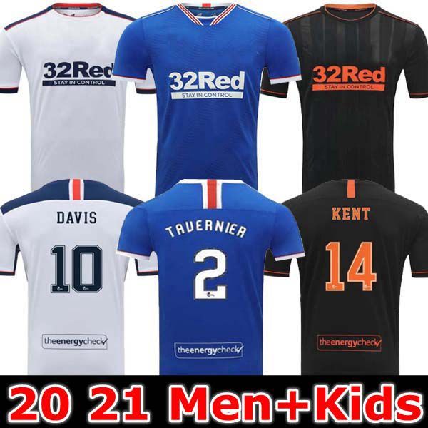 

2021 glasgow rangers fc soccer jersey morelos windass dorrans candeias tavernier pena rangers black 20 21 football jerseys shirts, Black;yellow