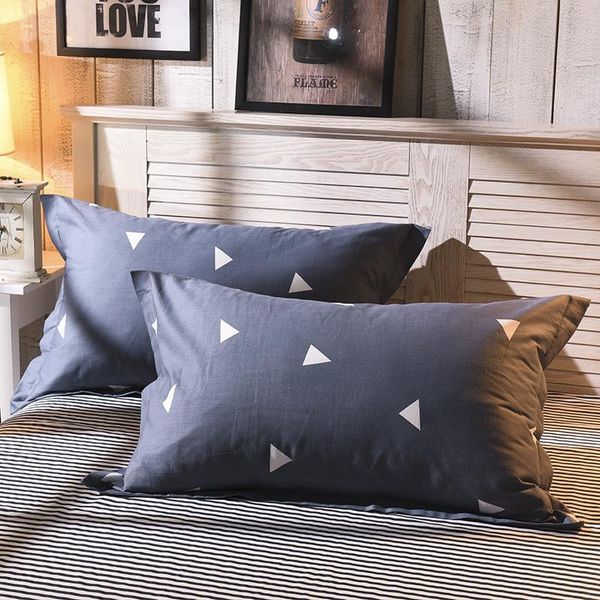 

pillow case 1 piece simple style cover plain dyed knitted pillowcase polyester cases for kids adults 48cm*74cm 50