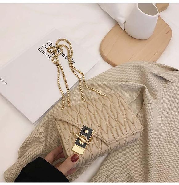 

cross body solid color shoulder messenger bag clutch mini lattice handbags fashion simple pu leather totes bags