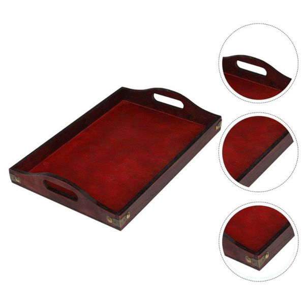 

practical tray wooden teahouse holding storage supply boxes & bins