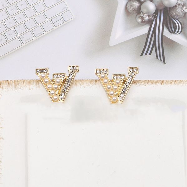 

chaohan diamond pearl earrings new fashion design feeling net red french simple fashion earrings, Silver