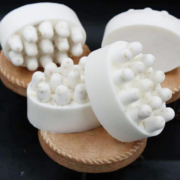 

craft tools 4 grids durable silicone soap mold form for massage therapy bar