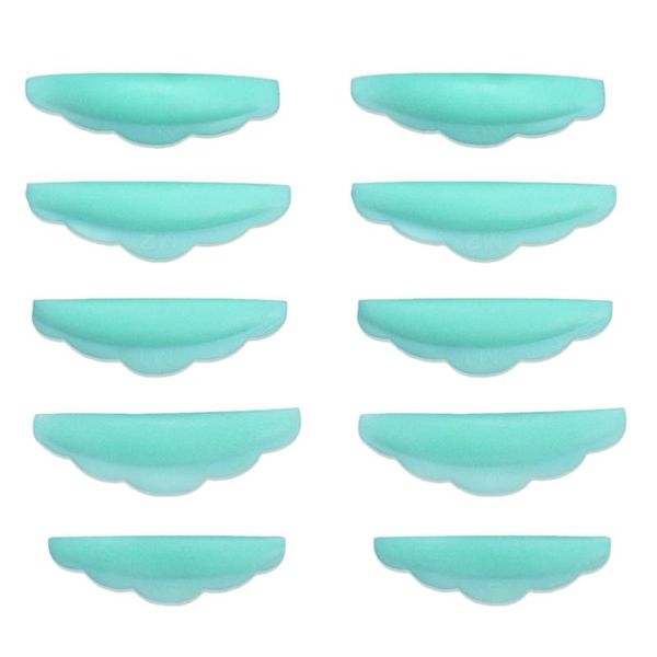 

nail art kits lakerain eyelash lifting pad, diy eyealsh perm wand, pad 5 size reusable soft silicone sleeves
