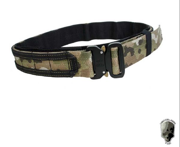 

tmc new 1.75 "outdoor tactical sports metal fastener one belt, Black;gray