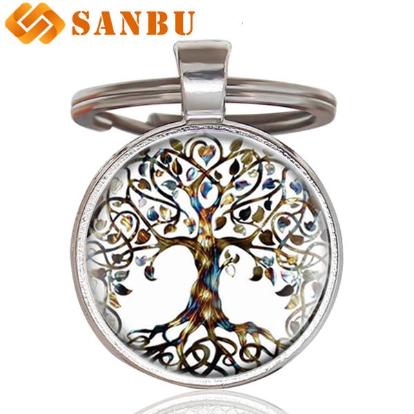 

new arrivals tree of life key chain charm fashion friendship keychains for women, Silver