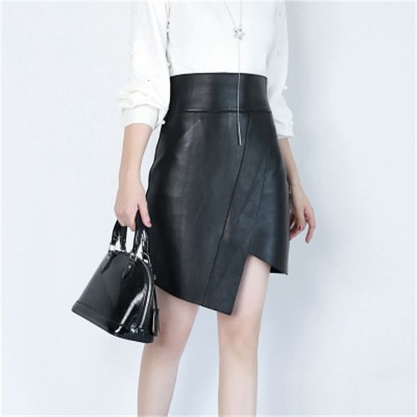 

2021 genuine new fashion sheep hide e35 w646, Black