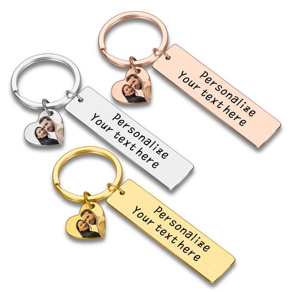 

custom couple keychain for boyfriend girlfriend engraved private p name text keyring wedding anniversary giftsdio chan contact, Slivery;golden