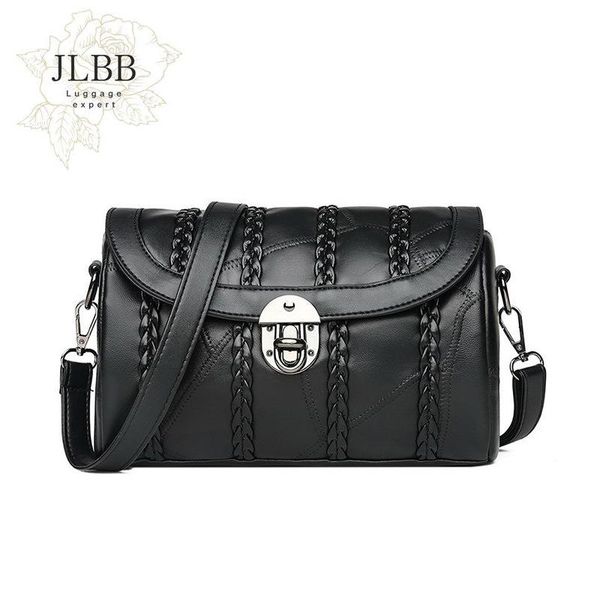 

shoulder bags luxury buckle for women 2021 ruched design bag female handbags pu leather messenger whdv1150