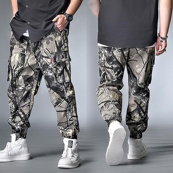 

men summer thin harem trousers trendy handsome all-match casual pants men's, Black