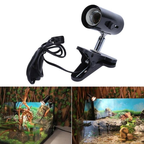 

300w metal ceramic heat uv uvb lamp light holder clamp brooder reptile