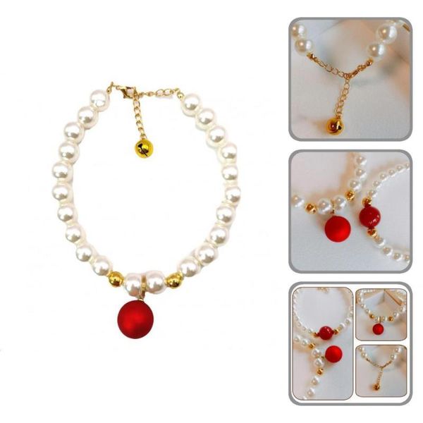 

cat collars & leads dress-up vintage beautiful pet puppy collar with bell for party