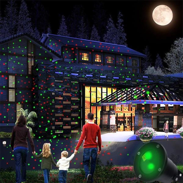 

party decoration color christmas laser projector lamp waterproof wedding light outdoor garden star sky shower stage
