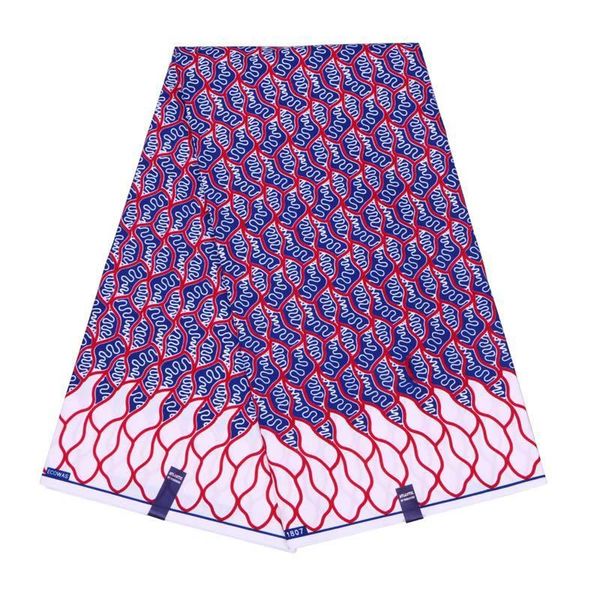 

ribbon classy goth printed polyester holland wax fabrics 6yards\lot, Pink;blue