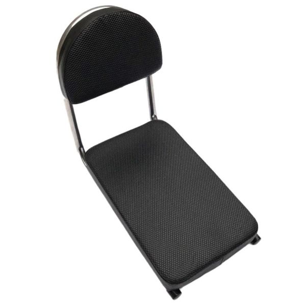 

bike saddles rack thickened behind seat rear saddle child cover baby chair cycling safety back cushion (blac