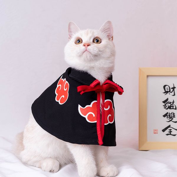 

huoyingxiao organiz cat, red cloud, cape, pet, dog, household goods, clothing, cos ninja costume