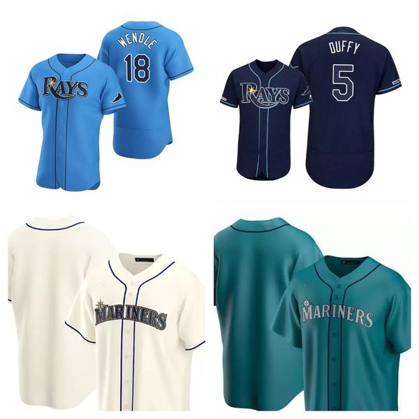 

2021 jersey tampabay men women youth kids wade boggs rays kevin kiermaier blake snellaustin meadows mike zunino emilio pagan trevor richards, Blue;black