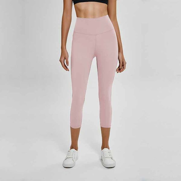 

high waist yoga pants for women's sports gym wear leggings elastic fitness lady capris tights workout cropped trousers 04, White;red