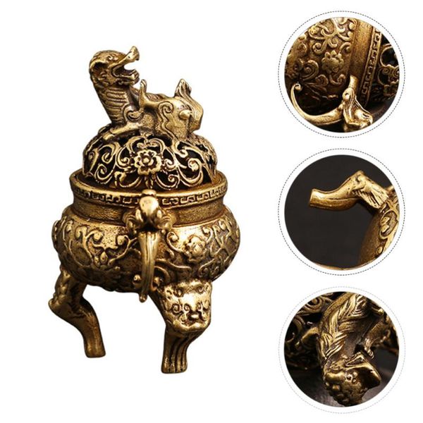 

fragrance lamps 1pc tripod incense burner chinese style home decoration
