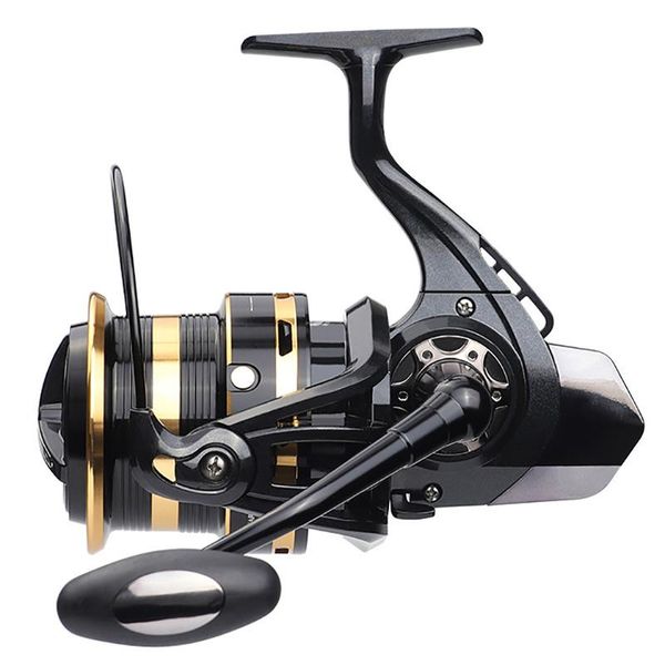 

baitcasting reels fishing ea10000-12000 big metal saltwater spinning reel 12+1bb 10kg max drag rod