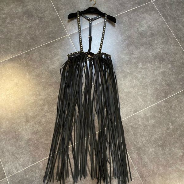 

2021 new fashion summer black ribbon slashes thin zipper open spot female upper wai 6elg, Black;white