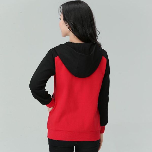 

women's jackets 2021 autumn winter baseball jacket female causal hooded long sleeve plus size lady solid loose zippered short i974, Black;brown