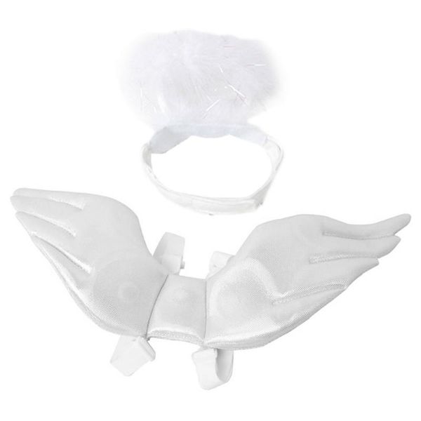 

halloween pet angel wing headwear cosplay cute novelty decor hat funny party cos