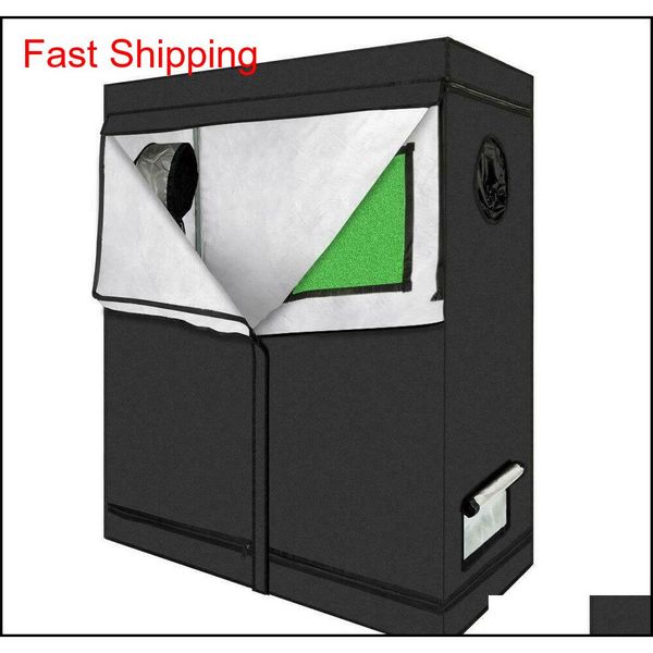 

48"x24"x60" grow tent indoor 600d reflective mylar non tox qylopb new_dhbest