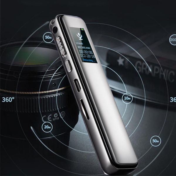 

digital voice recorder portable color display 8gb audio mp3 player dictaphone remote recording