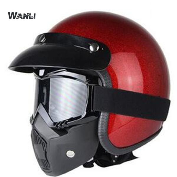 

shine red open face helmet motocross capacete de capacete cascos para casque moto motorcycle accessories atv motorcycle