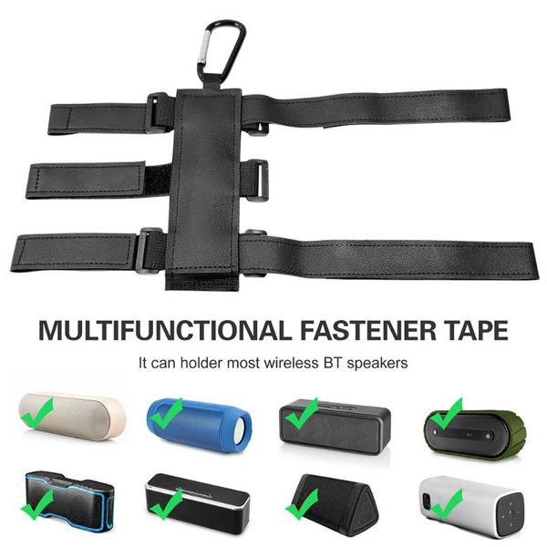 

car & truck racks accessories holder magic sticker adjustable strap bicycle speaker mount nylon water bottle outdoor cycling roll bar non sl