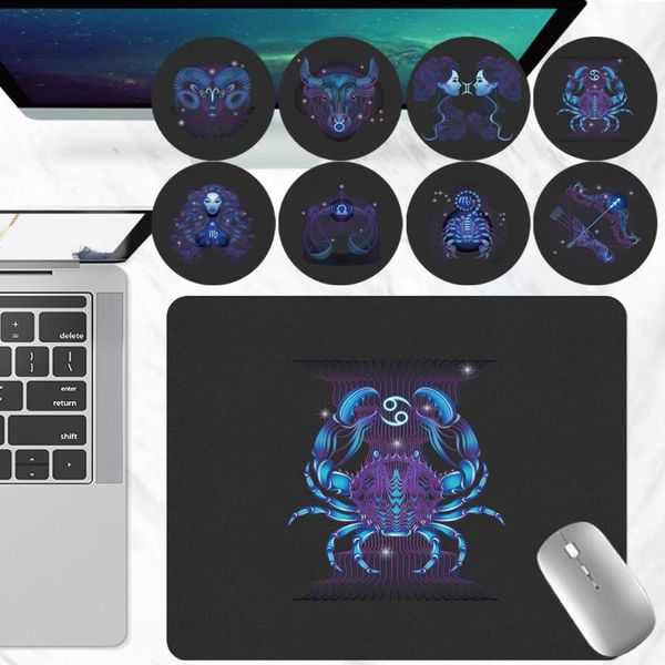 

mouse pads & wrist rests pad game gamer student computer waterproof notebook office pu leather small