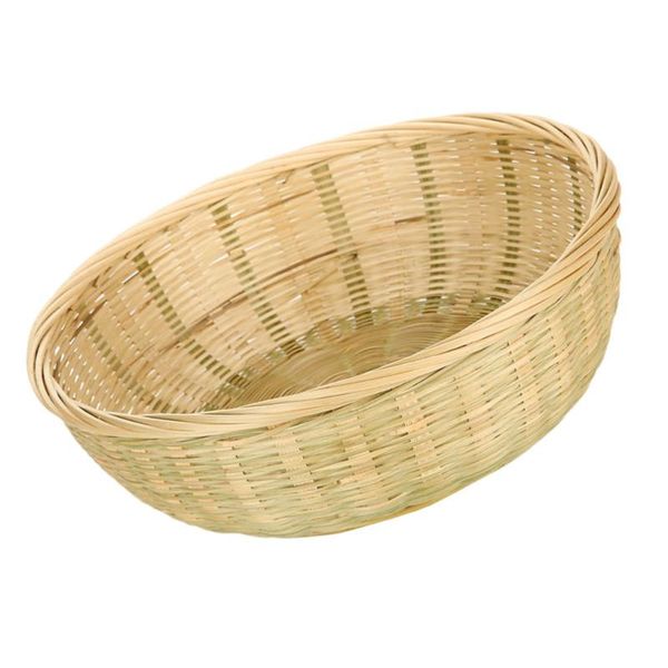 

1pc bamboo product bamboo sieve storage basket (random color)
