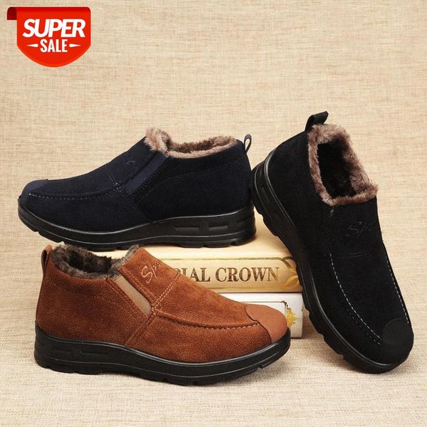

men boots lightweight winter shoes for men snow boots fashion breathable man waterproof winter footwear plus size #hg7f
