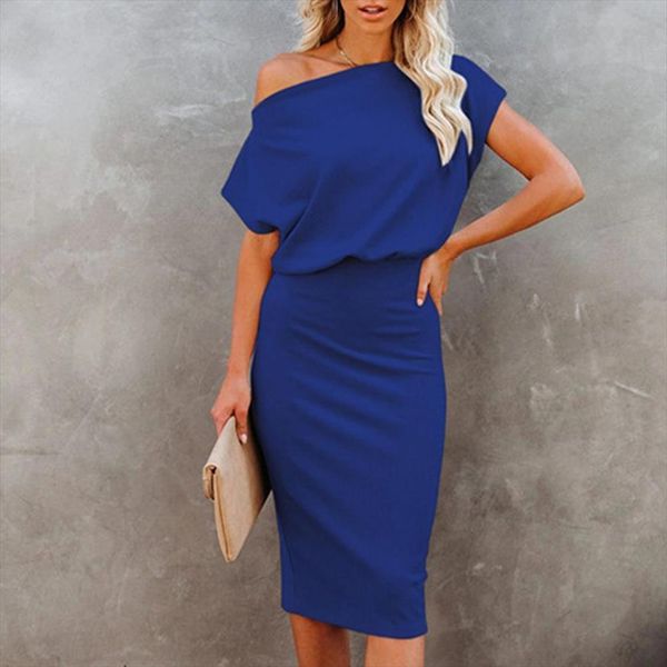 

bodycon solid color women dresses off shoulder slash neck patchwork party summer clothes black xl, Black;gray