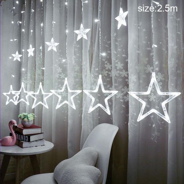 

strings christmas led star light string 5 color styles merry xmas tree decor happy party for home 2022 kids favor