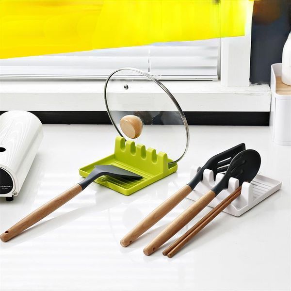 

kitchen storage & organization creative spatula spoon mat pot received shelf mesa putting things on a in the organizer and