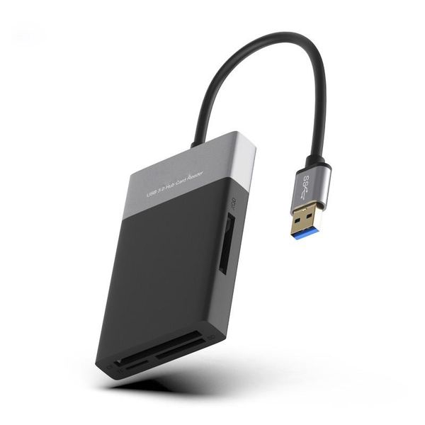 

hubs multi-function sd card reader usb 3.0 cf memory adapter hub read cards simultaneously for tf xqd wholesale