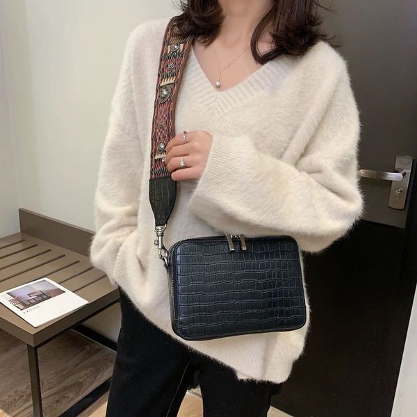 

design handbag crocodile camera bag in and 2021 ks69