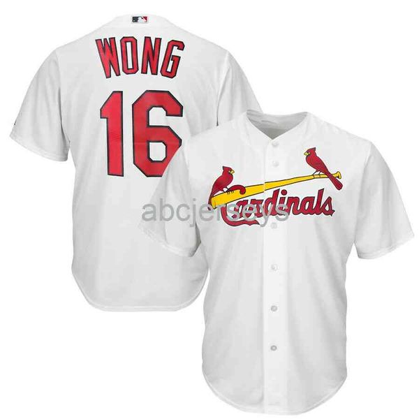 

kolten wong #16 white baseball jersey xs-6xl, Black