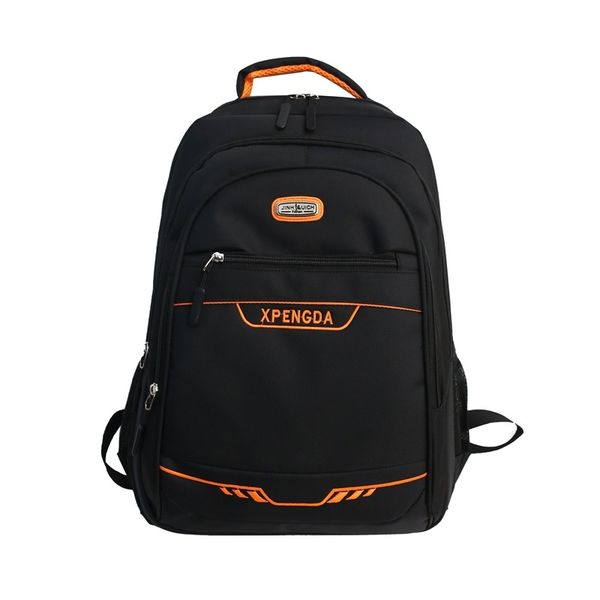 

boys school bags for teenagers student backpack men black nylon large capacity back pack youth casual college style bagpack big