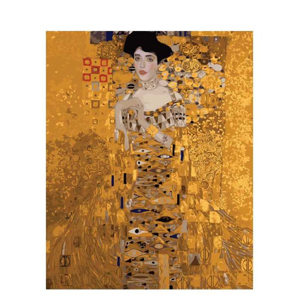 

paintings painting by number lady oil picture frame on canvas coloring handmade diy craft kits for adults drawing home decoration
