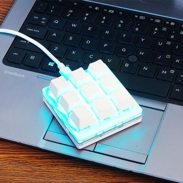 

keyboards backlight panel 9-key custom mini keypad n6l0
