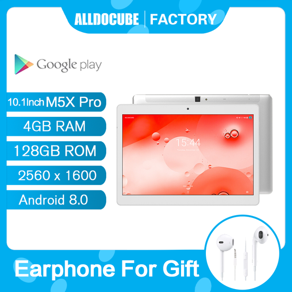 

alldocube m5x pro game super tablet 10.1 inch ips display mtk x27 deca core 4gb ram 128gb rom android 8.0 gps dual wifi