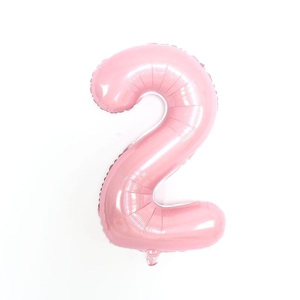 

32 inch pearlescent digital aluminum film balloon 0-9 aluminum foil ball for birthday holiday anniversary celebration decoration