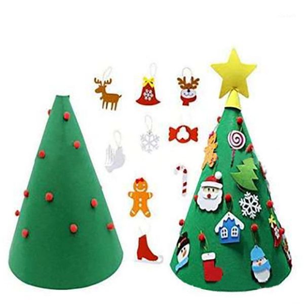 

christmas decorations diy felt tree merry for home 2021 cristmas ornament xmas navidad gifts santa claus year