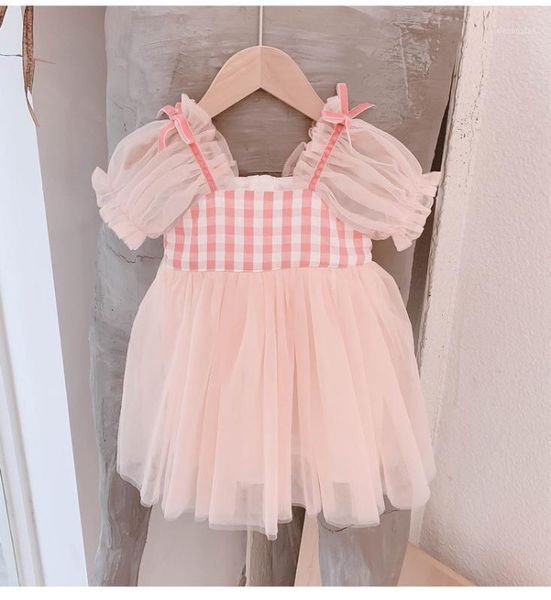 

girl's dresses mihkalev baby girl summer tull princess dress 2021 kids mesh for girls birthday party ball gown children lolita dress1, Red;yellow