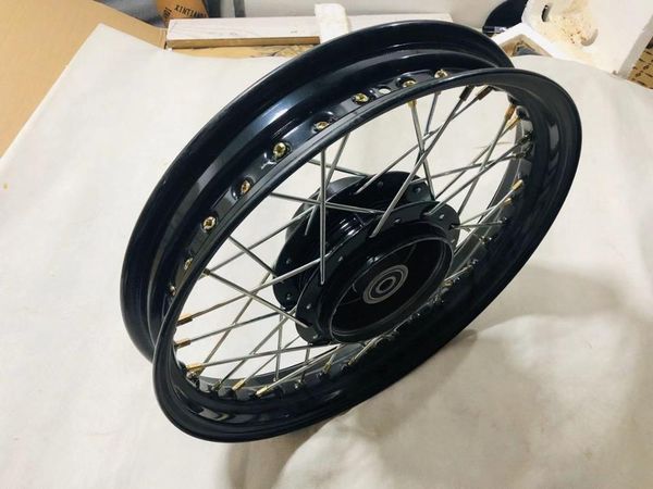 

cg125 front 2.15x17 rear 2.5x17 black motorcycle wheel rim